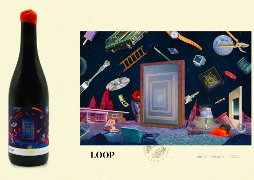 Le Chais du Port de la Lune - Red wine Label 