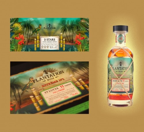 Plantation Rum EXTRÊME N°1 - STE LUCIA / BARBADOS - Rhum (Label)